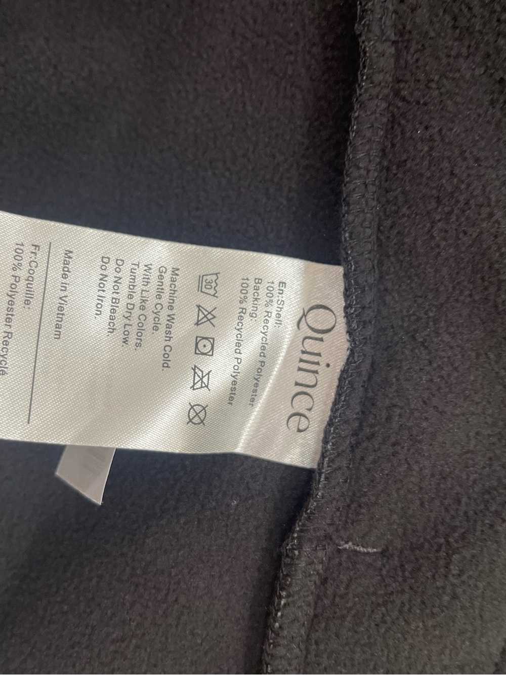 Quince Charcoal Gray Hooded Windbreaker Jacket - Picture 8 of 8
